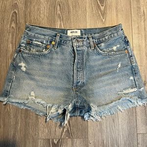 Agolde Parker Denim Shorts